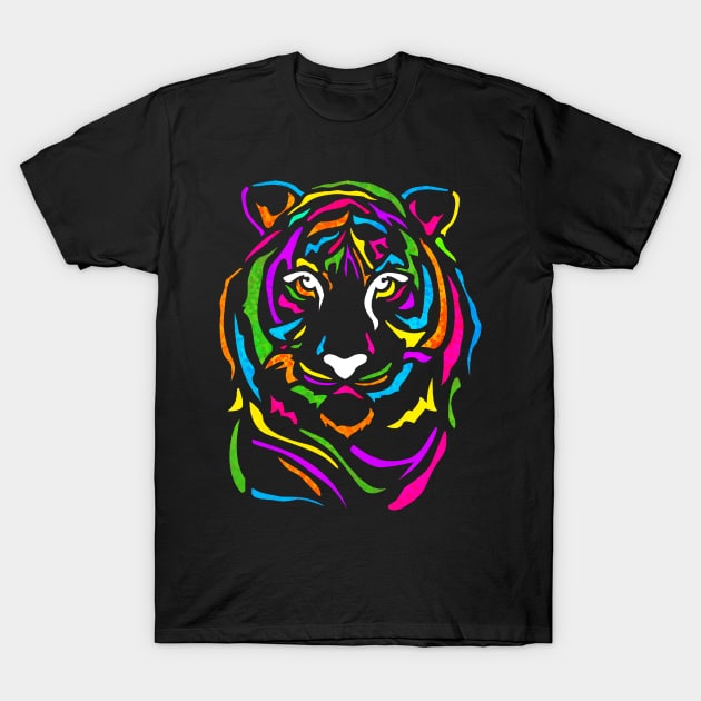 Tiger-delic T-Shirt by Nazonian